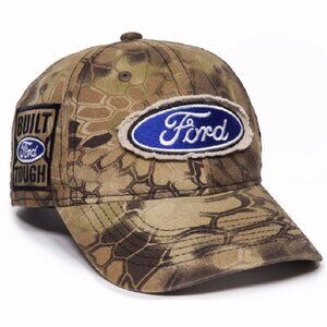 Ford Premium Embroidered Patch Kryptec Camo Cap Hat - NEW Fast Ship